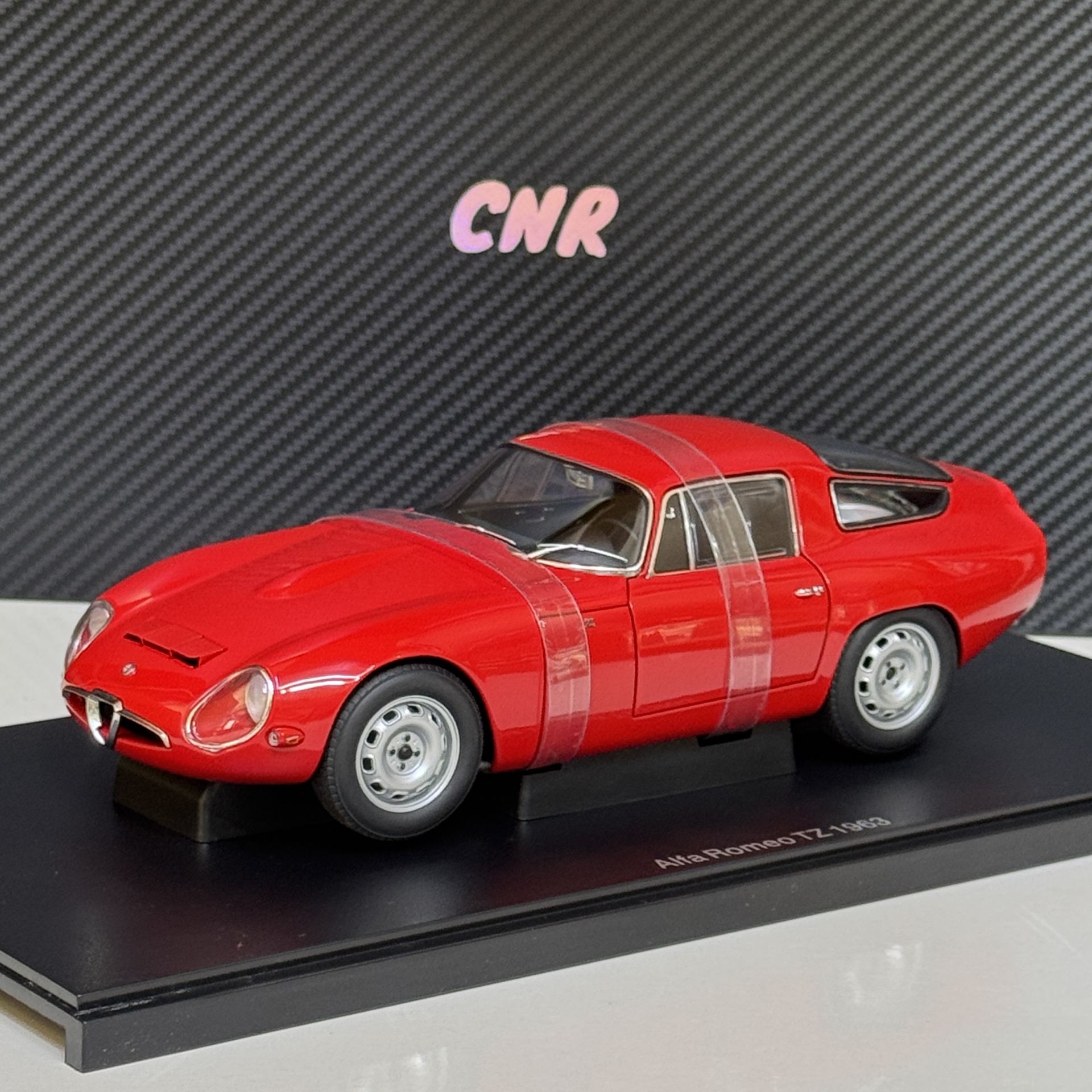 1:18 Alfa Romeo Giulia TZ 1963 Red - Autoart