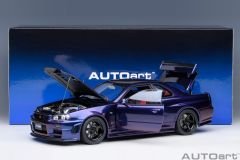 1:18 Nissan Skyline R34 GT-R Z Tune Midnight Purple III - Autoart