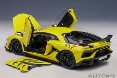 1:18 Lamborghini Aventador SVJ Giallo Tenerife - Autoart