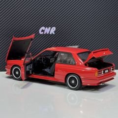 1:18 BMW M3 E30 Sport Evolution Cecetto Edition Red - Autoart