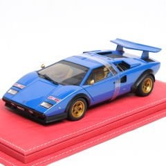 1:18 Lamborghini Countach LP5000S Walter Wolf Edt. Blue - Autoart Signature