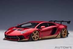 1:18 Lamborghini Aventador LBWK Hyper Red - Autoart
