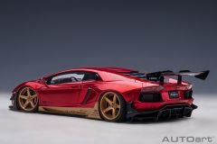 1:18 Lamborghini Aventador LBWK Hyper Red - Autoart
