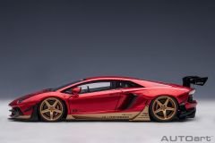 1:18 Lamborghini Aventador LBWK Hyper Red - Autoart