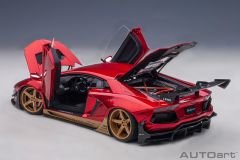 1:18 Lamborghini Aventador LBWK Hyper Red - Autoart