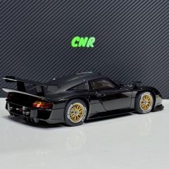 1:18 Porsche 911 GT1 Plain Body Black 1997 - Autoart