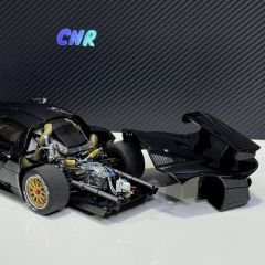 1:18 Porsche 911 GT1 Plain Body Black 1997 - Autoart