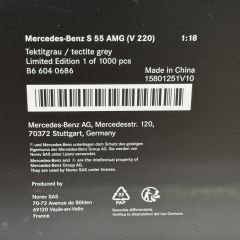1:18 Mercedes-Benz S Class S55 AMG W220 - Norev