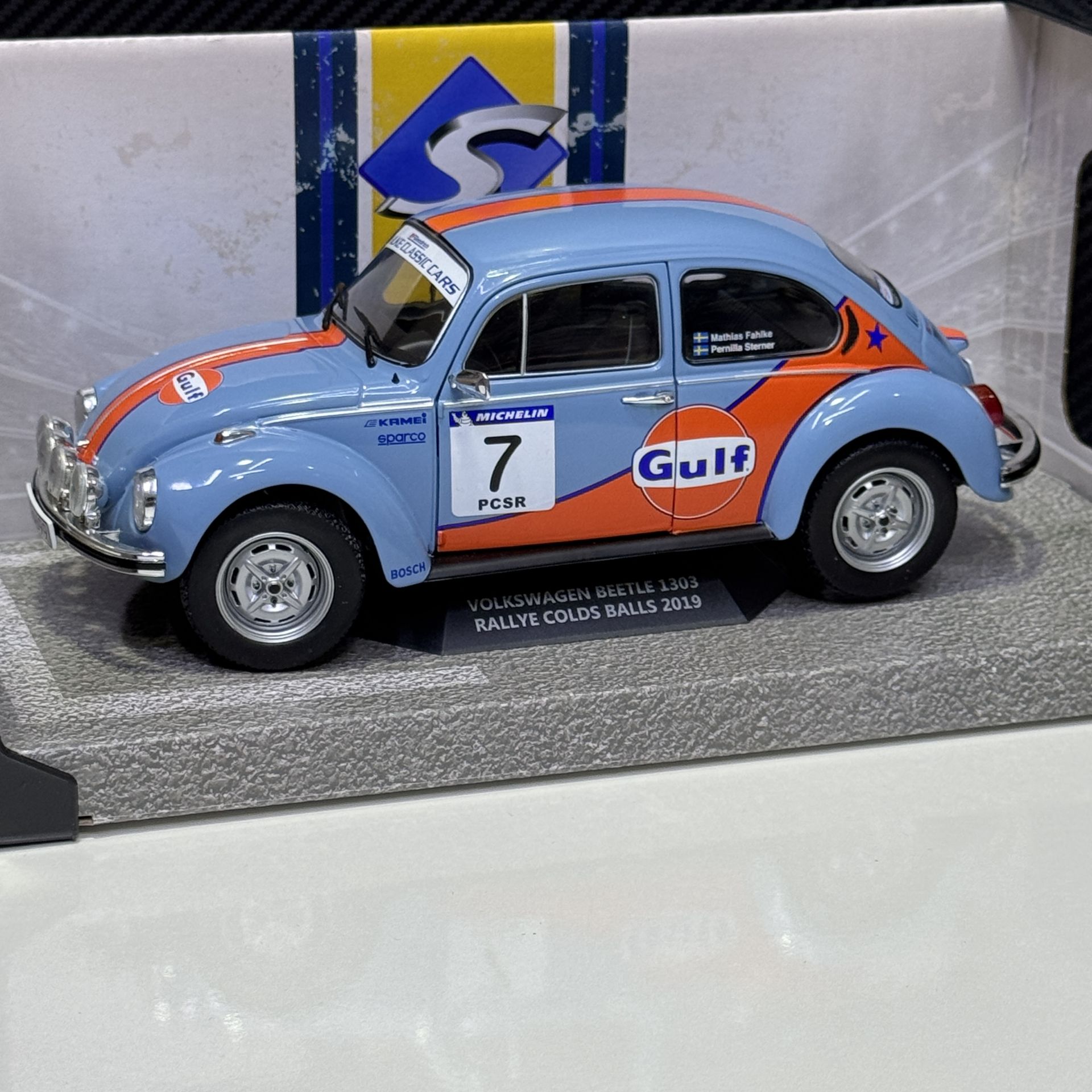 1:18 Volkswagen Beetle 1303 Rally 2019 Gulf - Solido