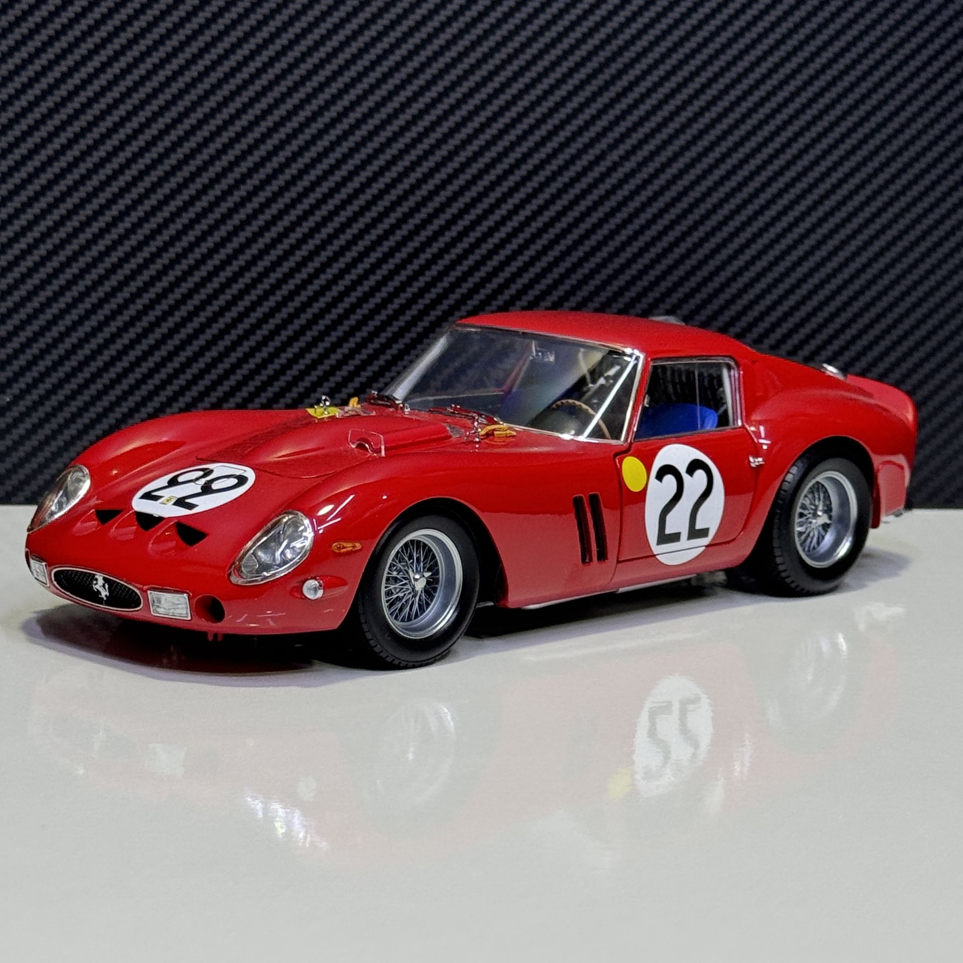 1:18 Ferrari 250 GTO 1962 Le Mans 3rd - Kyosho