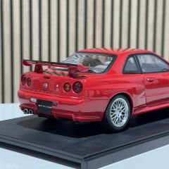 1:18 Nissan Skyline GT-R R34 Active Red Diecast - Autoart