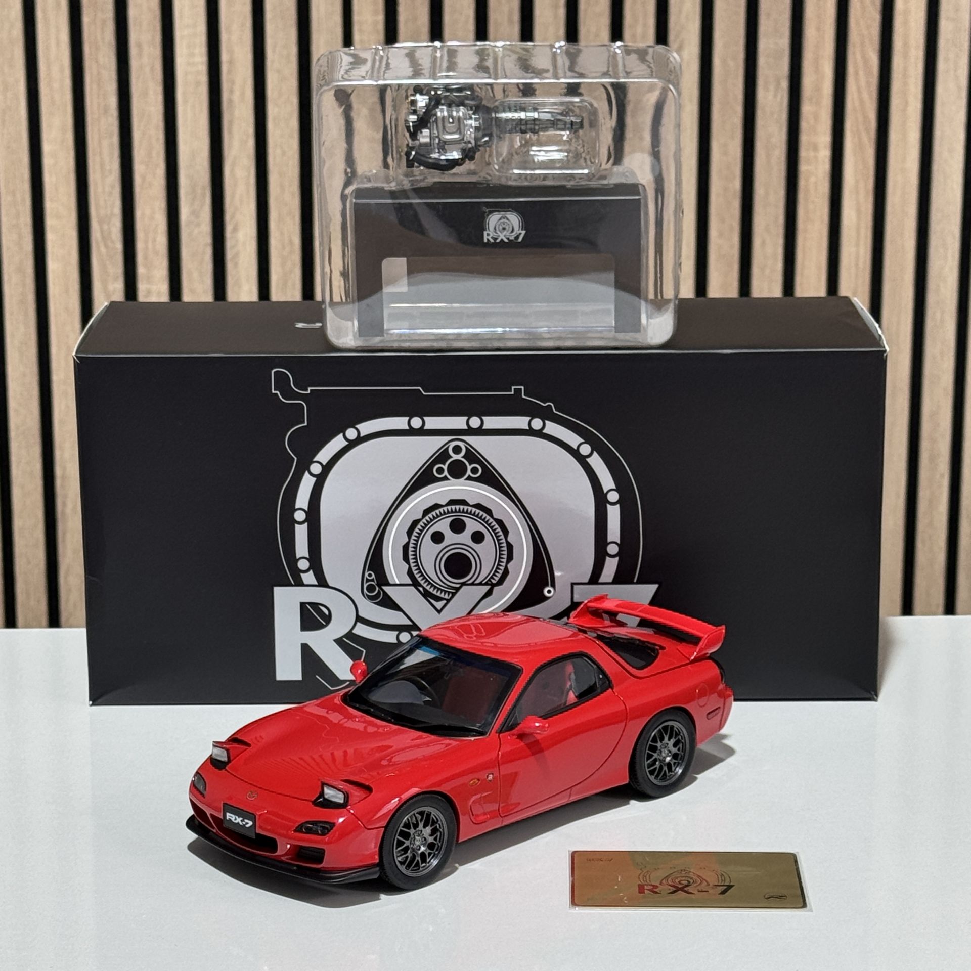 1:18 Mazda RX-7 Spirit R Red - Polar Master