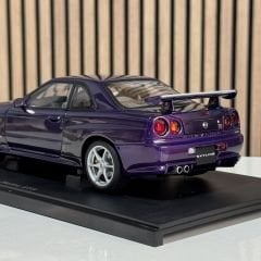 1:18 Nissan Skyline R34 GTR 1999 Midnight Purple - Autoart Millennium