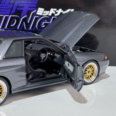 1:18 Nissan Skyline GT-R R32 Wangan Midnight Reina Gri - Autoart