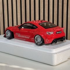 1:18 Toyota 86 Rocket Bunny Silver Wheels - Autoart