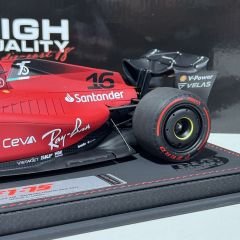 1:18 Ferrari F1-75 Leclerc Winner Bahrain GP 2022 - BBR