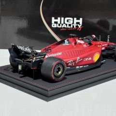1:18 Ferrari F1-75 Leclerc Winner Bahrain GP 2022 - BBR