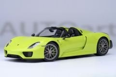 1:18 Porsche 918 Spyder 2013 Weissach Acid Green - Autoart