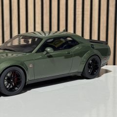 1:18 Dodge Challenger R/T Coupe Widebody 2019 Green - GT Spirit