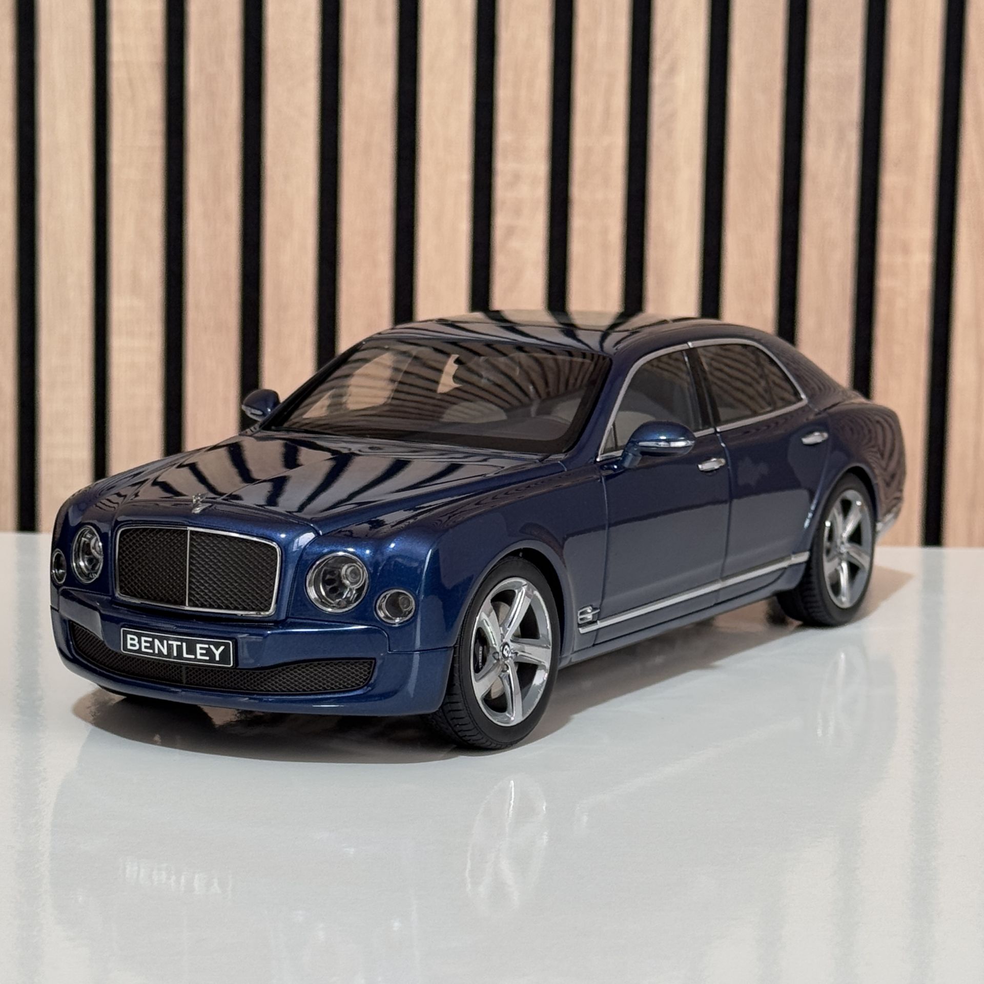 1:18 Bentley Mulsanne Speed Marlin Blue - Kyosho