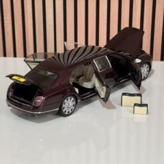 1:18 Bentley Mulsanne Grand Limousine by Mulliner  Burgundy - Almost Real