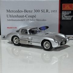 1:18 Mercedes-Benz 300 SLR Uhlenhaut 125 Jahre 1955 Silver - CMC
