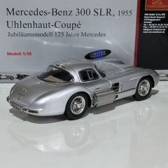 1:18 Mercedes-Benz 300 SLR Uhlenhaut 125 Jahre 1955 Silver - CMC