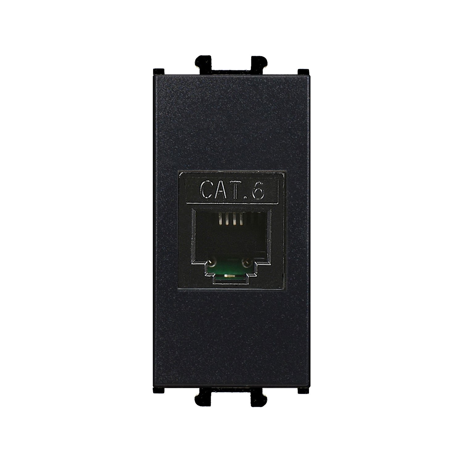 Günsan Domino Siyah Data Prizi (RJ45 Cat6)- 1M