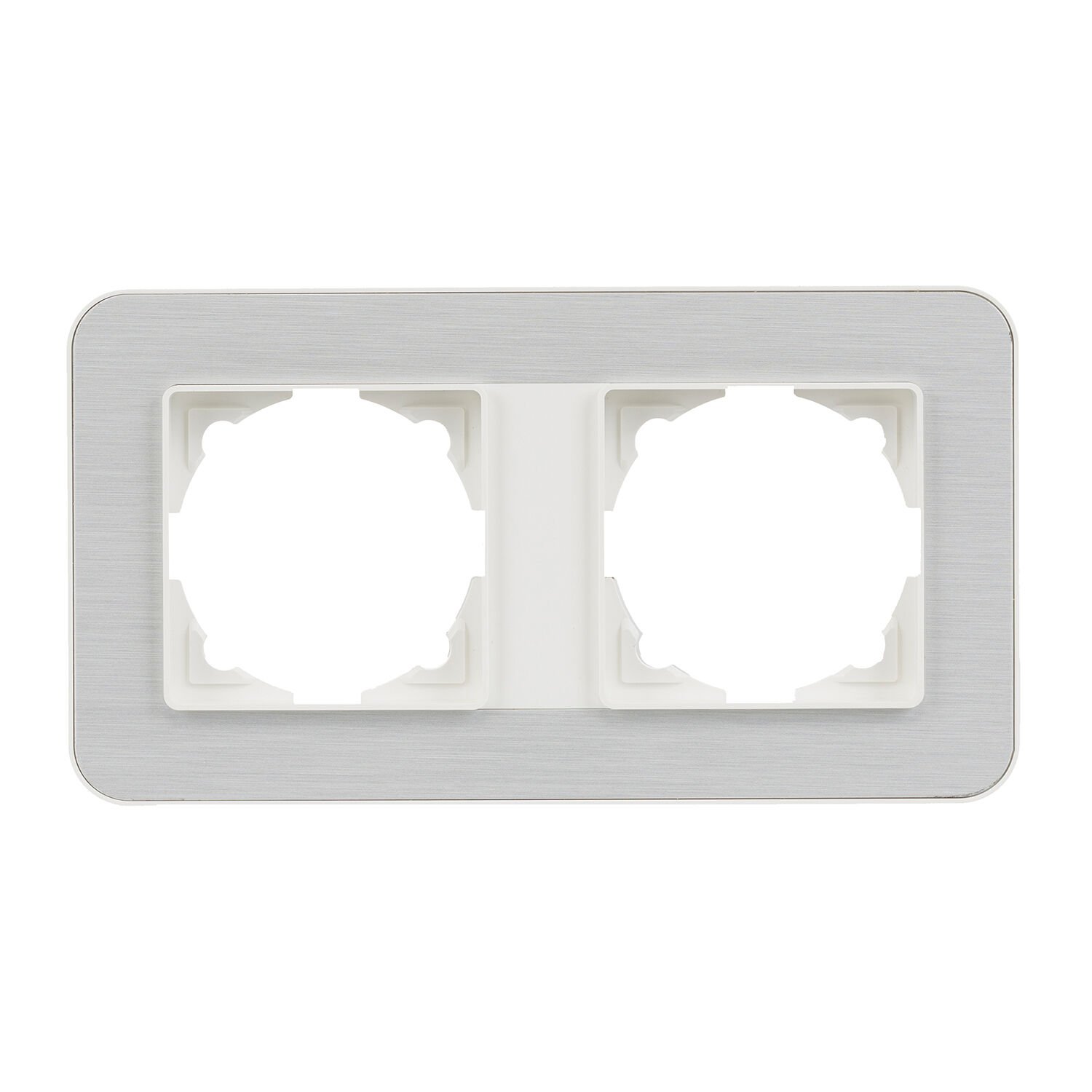 Günsan Radius Fildişi Beyazı & Silver Light İkili Çerçeve
