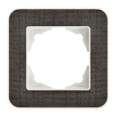 Günsan Radius Fildişi Beyazı & Natural Oak Tekli Çerçeve