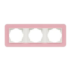 Günsan Radius Elements Üçlü Çerçeve Fildişi Beyazı / Powdery Pink
