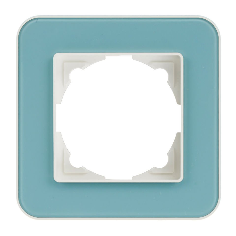 Günsan Radius Fildişi Beyazı & Pastel Green Tekli Çerçeve