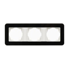 Günsan Radius Fildişi Beyazı & Jet Black Üçlü Çerçeve