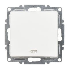 Günsan Visage Beyaz Klipsli Liht Anahtar - 10AX 250V