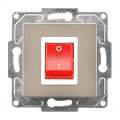Günsan Eqona Metalik Bej Vidalı Boiler Anahtar - 10AX 250V