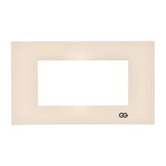 Günsan Domino Krem Flat Dörtlü Çerçeve - 4M