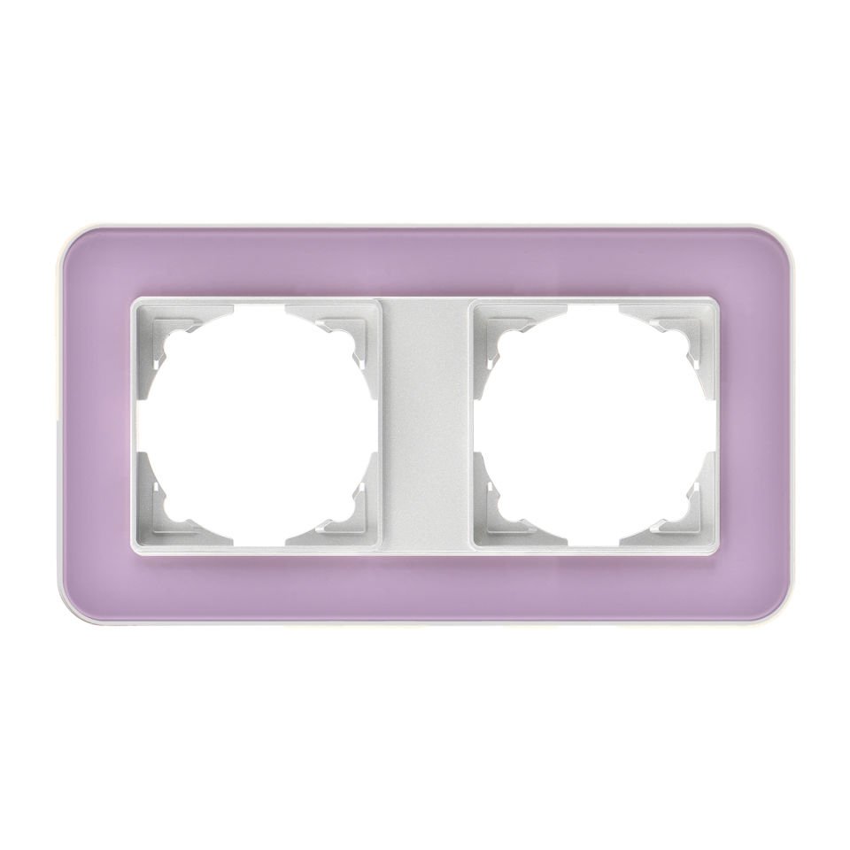 Günsan Radius Elements İkili Çerçeve Gümüş / Pastel Violet