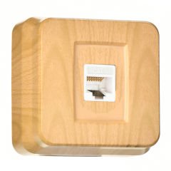 Günsan Misya Akçaağaç Tekli Data Prizi (RJ45 Cat5E)