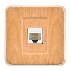 Günsan Misya Akçaağaç Tekli Data Prizi (RJ45 Cat5E)