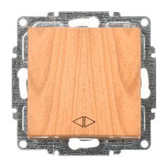 Günsan Visage Akçaağaç Vidalı Permütatör Ara Vavien Anahtar - 10AX 250V