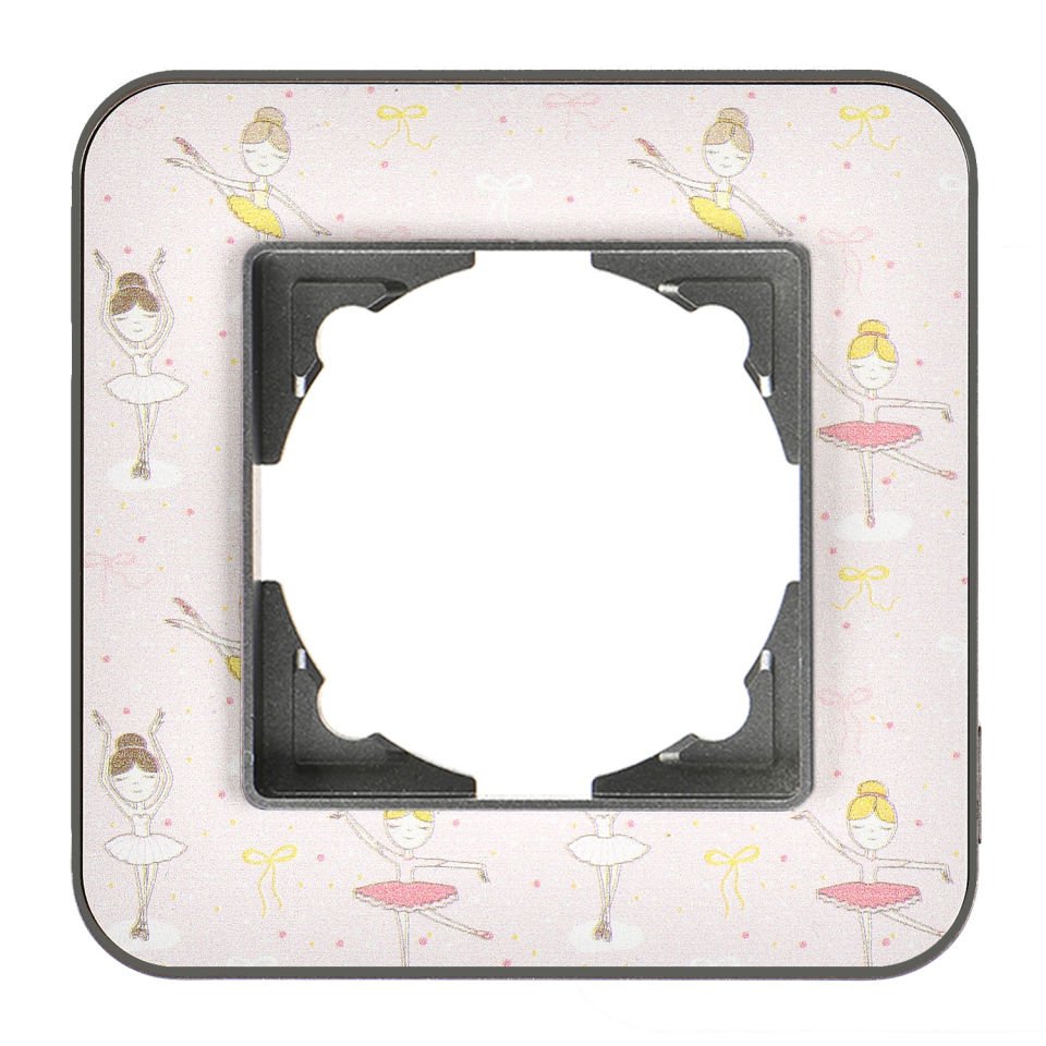 Günsan Radius Füme & Pinky Ballerina Tekli Çerçeve