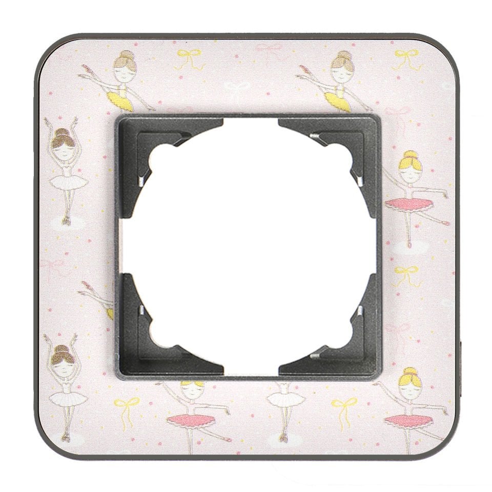 Günsan Radius Füme & Pinky Ballerina Tekli Çerçeve
