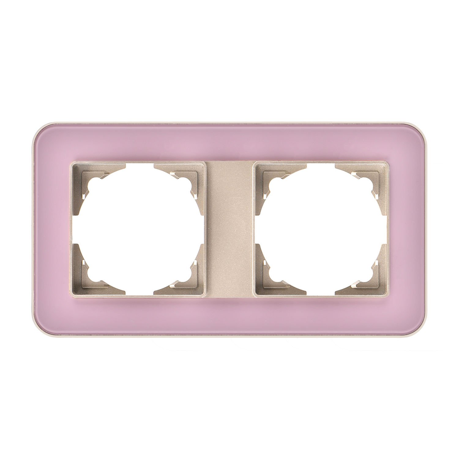 Günsan Radius Metalik Bej & Powdery Pink İkili Çerçeve