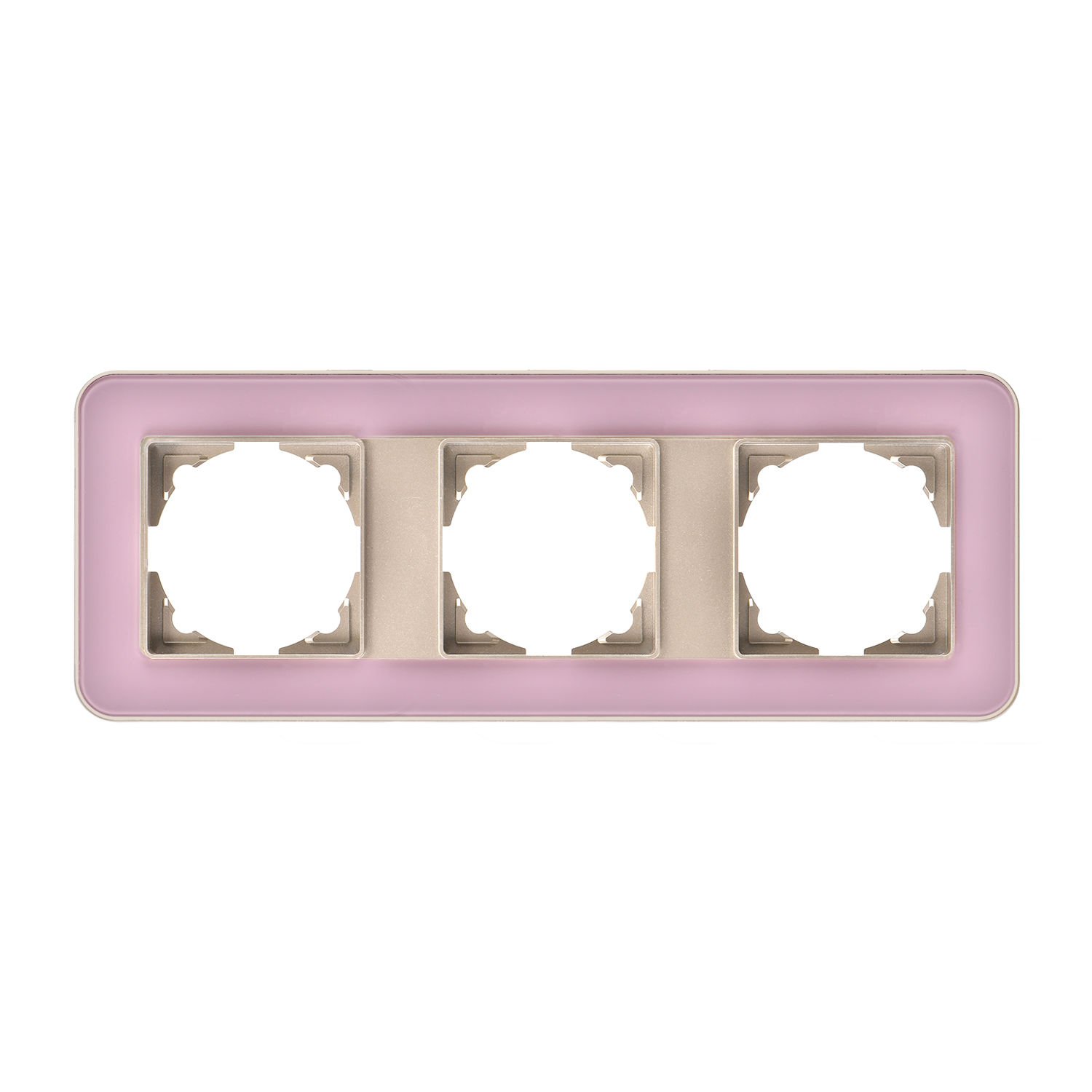 Günsan Radius Metalik Bej & Powdery Pink Üçlü Çerçeve