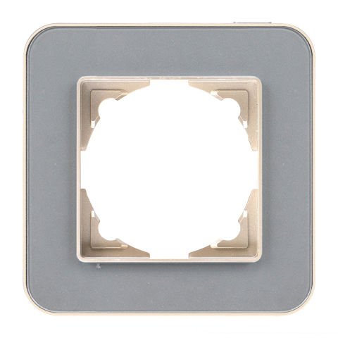 Günsan Radius Metalik Bej & Pearl Silver Tekli Çerçeve