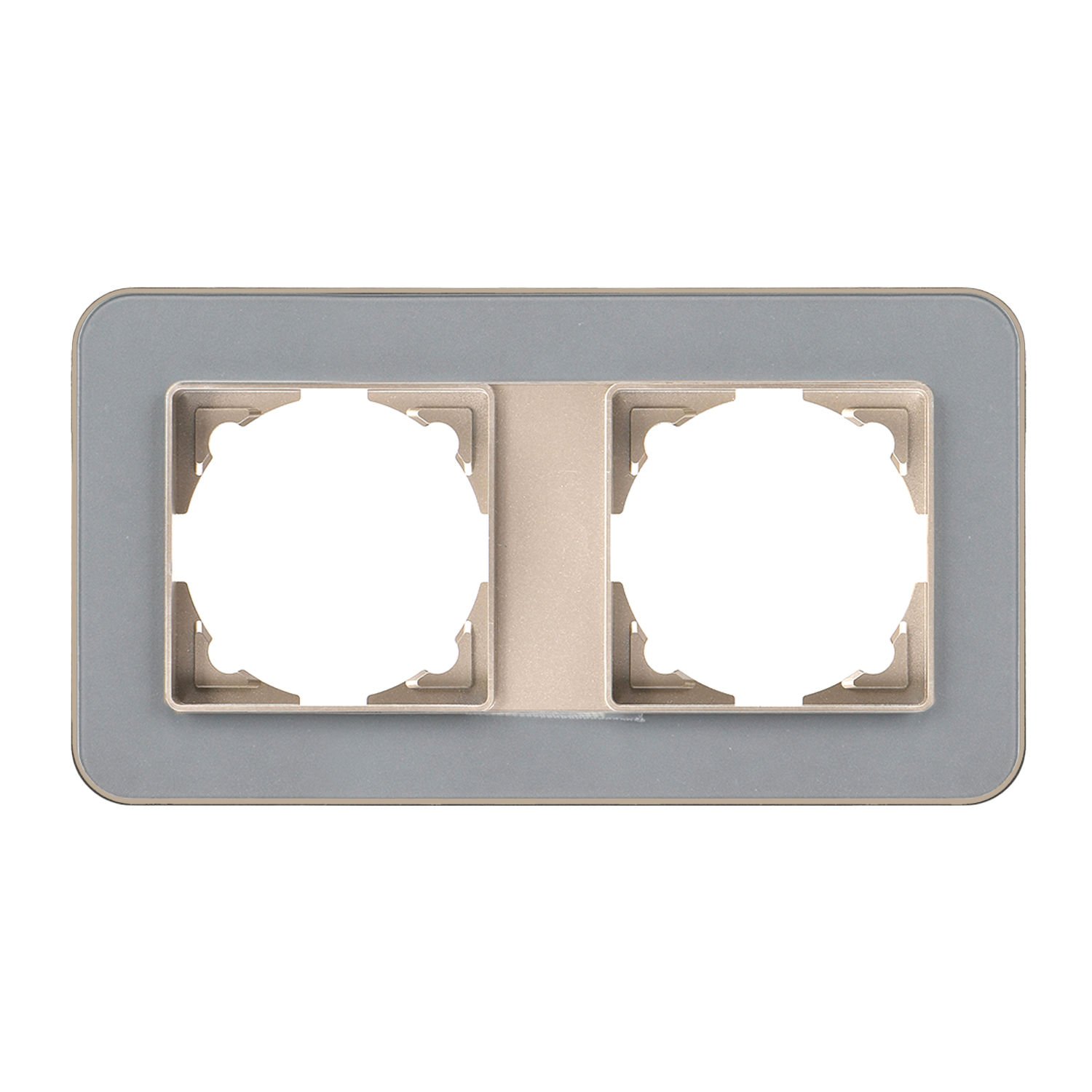 Günsan Radius Metalik Bej & Pearl Silver İkili Çerçeve
