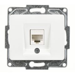 Günsan Fantasy Beyaz Tekli Data Prizi (RJ45 Cat6) Mekanizma