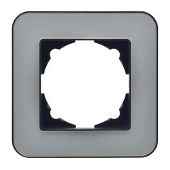 Günsan Radius Metalik Siyah & Pearl Silver Tekli Çerçeve