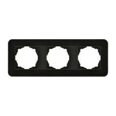 Günsan Radius Metalik Siyah & Jet Black Üçlü Çerçeve