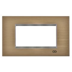 Günsan Domino Bronz & Krom Çerçeve Çıtası - 4M